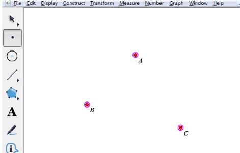 我来说说使用几何画板度量内角的度数的操作内容