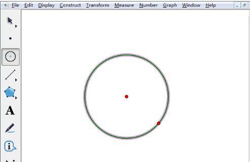 几何画板给扇形涂色的操作步骤截图