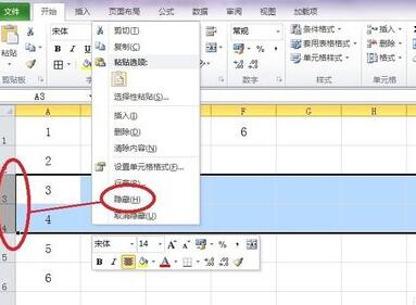 我来说说Excel中单元格进行隐藏的操作方法