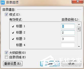 WPS文档如何制作统一目录格式?