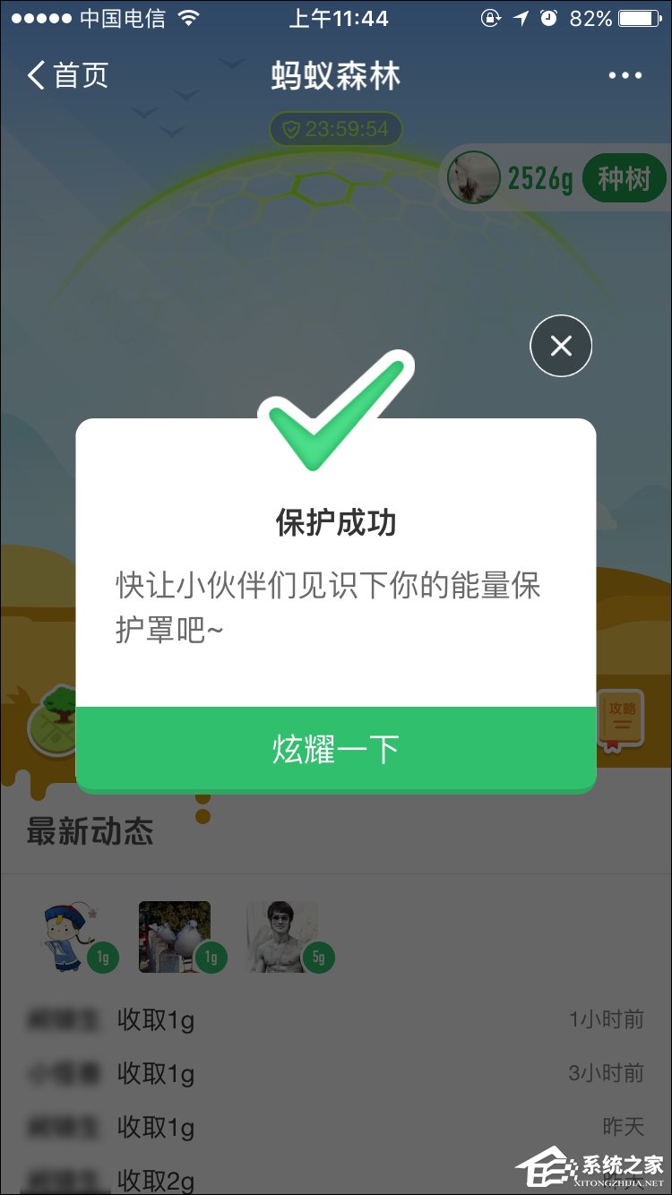 我来说说支付宝蚂蚁森林能量保护罩怎么开启