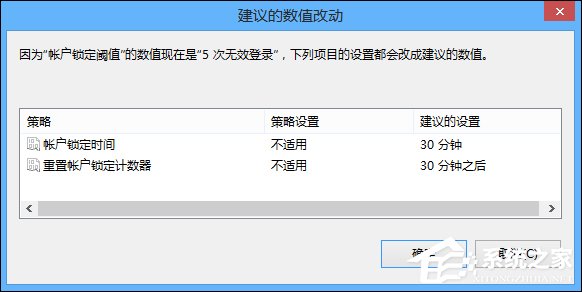 我来说说Win8系统登录密码错误次数超过限制锁定计算机的方法
