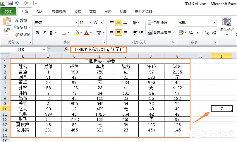 我来说说Excel如何统计某个数据出现次数