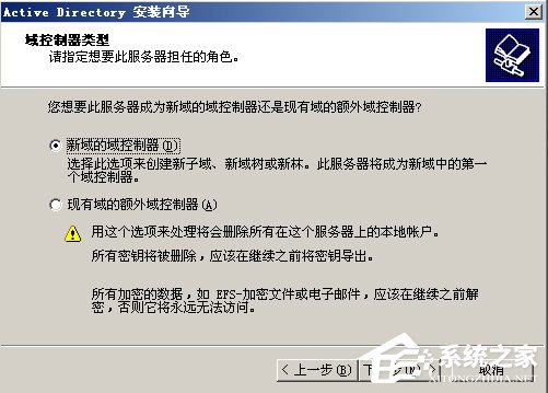 我来说说Win2003系统AD域控制器安装配置方法