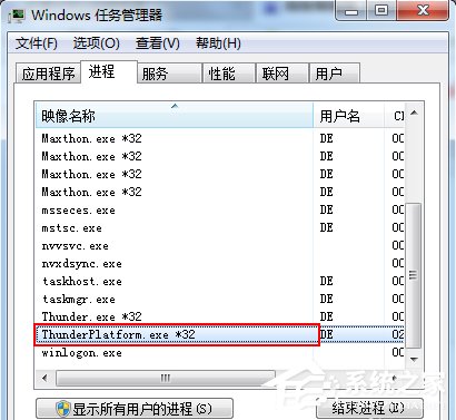 我来说说Win7系统如何关闭开机启动的ThunderPlatform进程