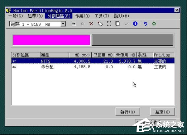 我来说说WinXP用深度技术PQ8.05对硬盘进行分区的方法