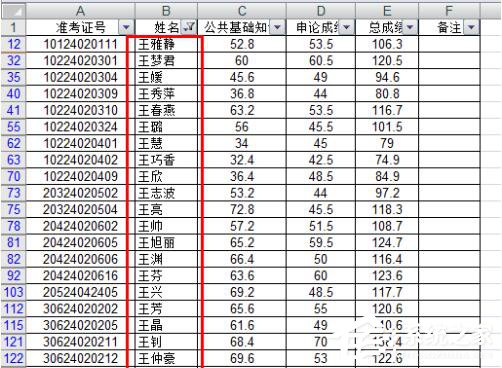 我来说说Excel如何把想要的人筛选出来