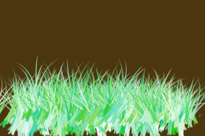 PhotoShop怎么画草地 画笔工具了解下