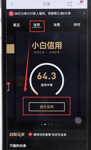 我来说说京东提升小白信用详细操作