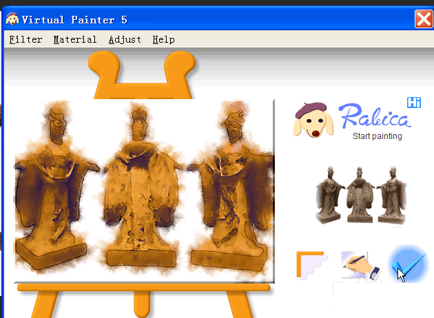 我来说说painter制作出特殊水彩画效果具体操作方法