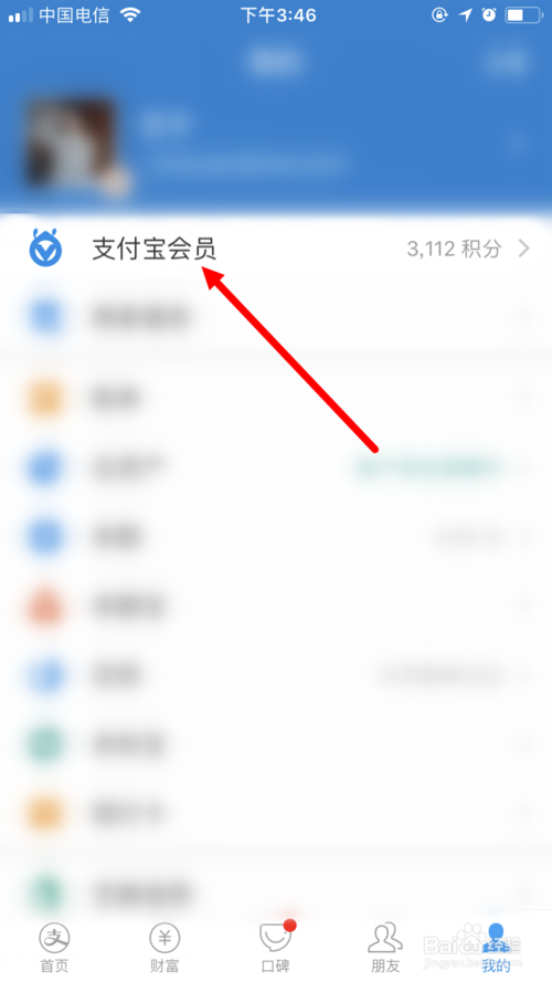 我来说说新版手机支付宝怎么查看会员积分月报。