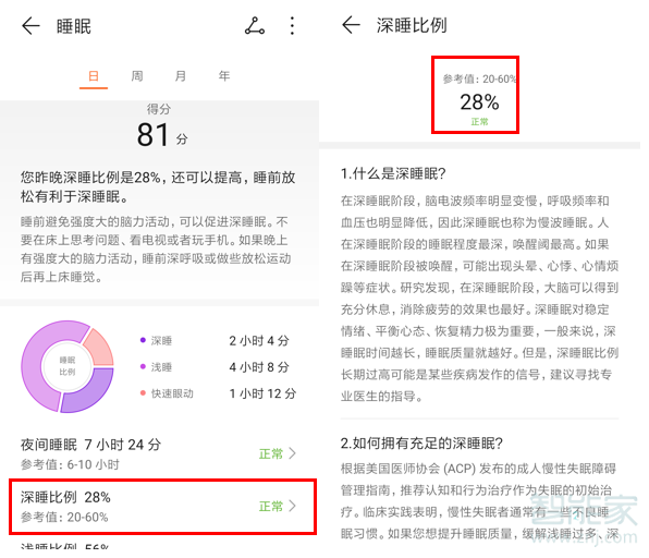 我来说说华为手环4如何打开科学睡眠。