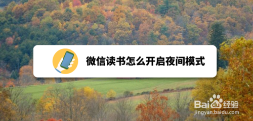 我来说说微信读书如何打开夜间模式。