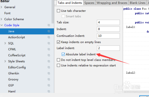 我来说说IntelliJ IDEA如何对java关闭代码样式标签缩进。