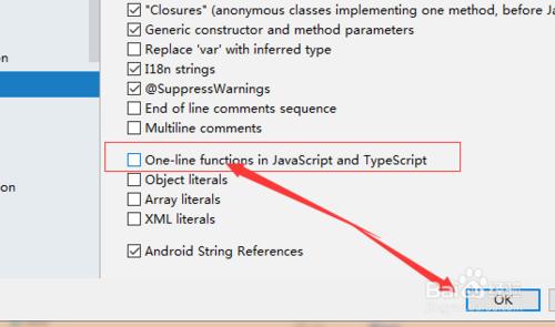 我来说说IntelliJ IDEA怎么关闭javascript和typescr单行函数。