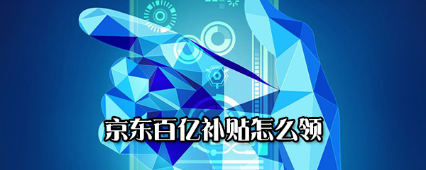 我来说说京东百亿补贴如何领取。
