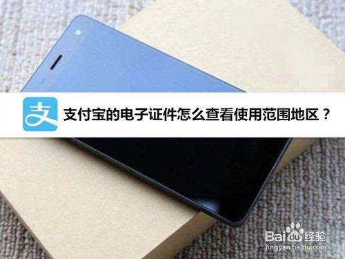 我来说说怎么通过支付宝查看电子证件使用范围地区。