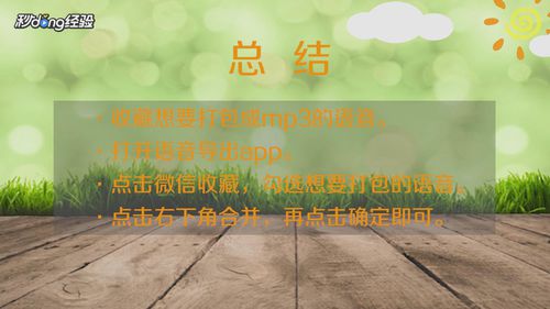 我来说说如何将微信语音变成mp3。