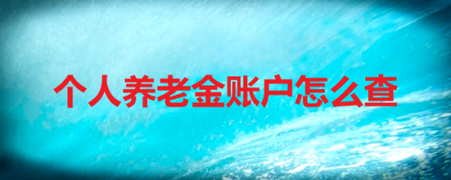 我来说说怎么用贵阳人社通查看养老金账户。