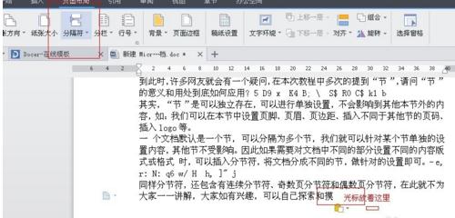 WPS调整文档页面板式的详细操作。