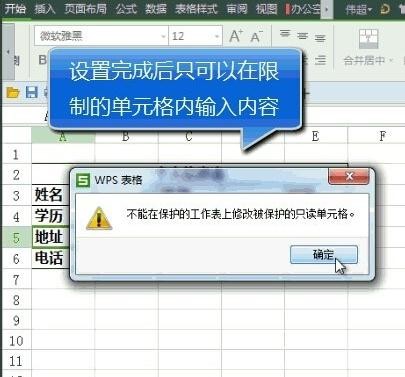 WPS设置表格更改权限的操作流程。