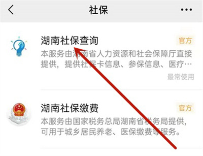 微信如何查询参保信息