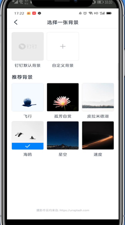 小编教你钉钉中设置全部的聊天背景的方法教程。