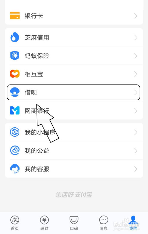 小编教你支付宝中备用金使用记录在哪里。