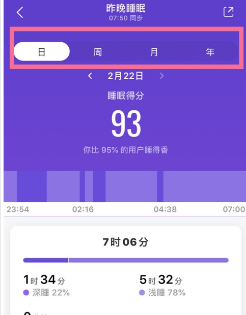 小编教你小米手环6怎么看睡眠。