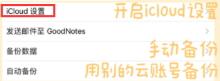 小编教你Goodnotes备份功能如何开启。