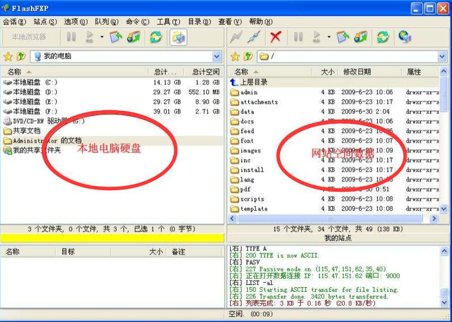 小编教你flashfxp如何上传文件到网站。