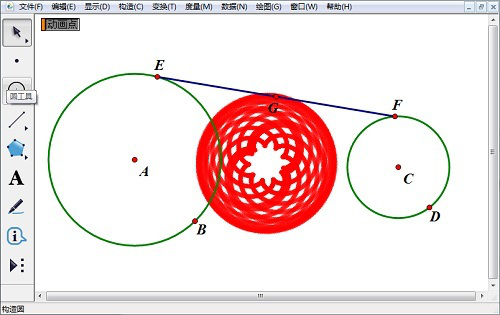 小编教你几何画板如何展示图形运动轨迹。