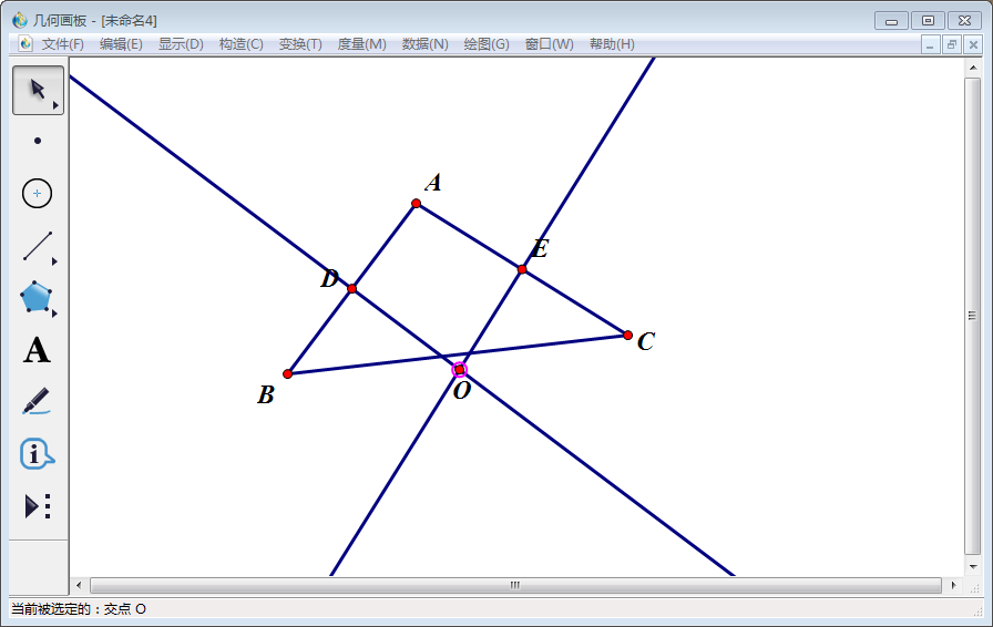小编教你几何画板应用教学,如何构造出过三点的圆。