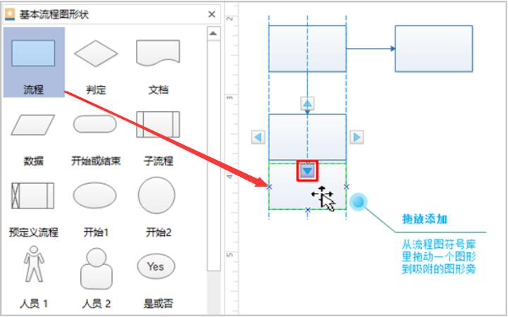 小编教你亿图图示如何绘制一个流程图。
