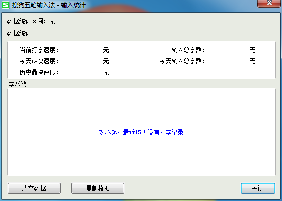 小编教你搜狗五笔输入法查看打字速度的具体操作使用