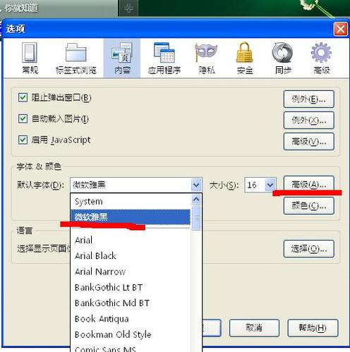 小编教你微软雅黑字体在火狐中使用步骤