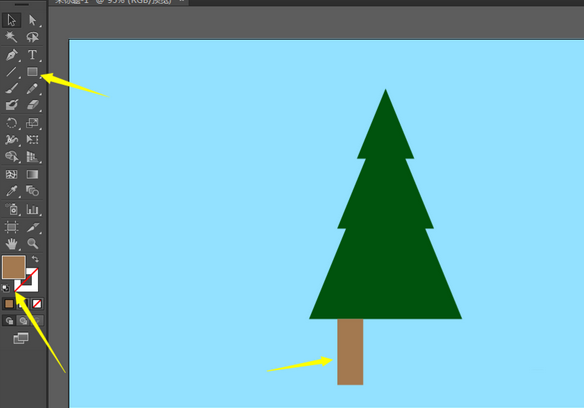 小编教你Adobe Illustrator CS6中绘画卡通效果绿色树的操作步骤 小编教你主板上有个红灯一直亮怎么办