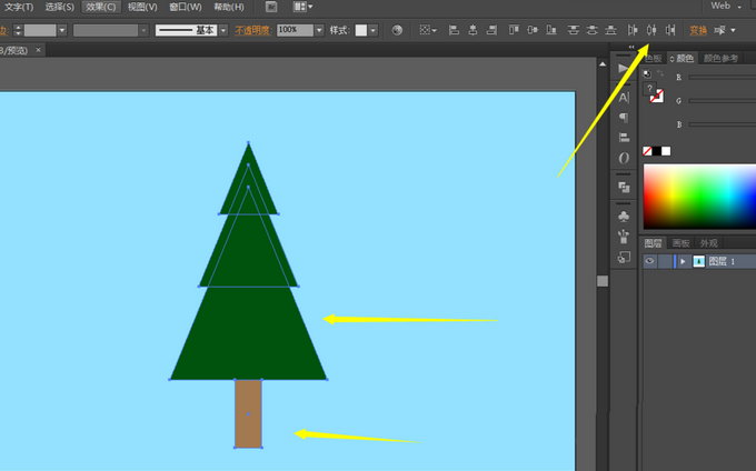 小编教你Adobe Illustrator CS6中绘画卡通效果绿色树的操作步骤 小编教你主板上有个红灯一直亮怎么办