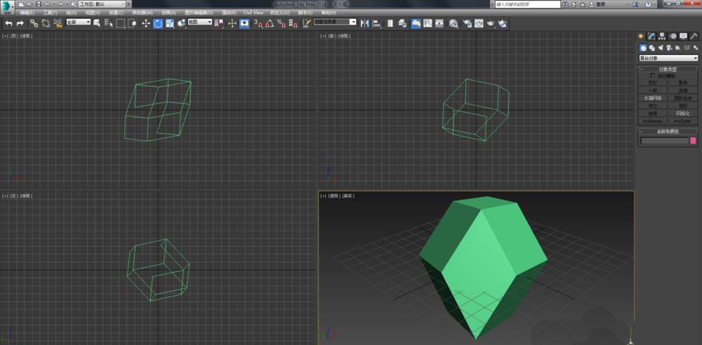 小编教你3Ds MAX制作菱形十二面体的详细方法