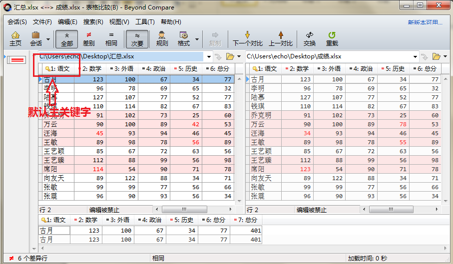 小编教你Beyond Compare表格比较默认主关键字的详细操作步骤 小编教你怎么选:羽毛球拍3U和4U的区别