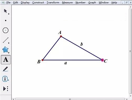 小编教你几何画板为图加上字母的详细方法