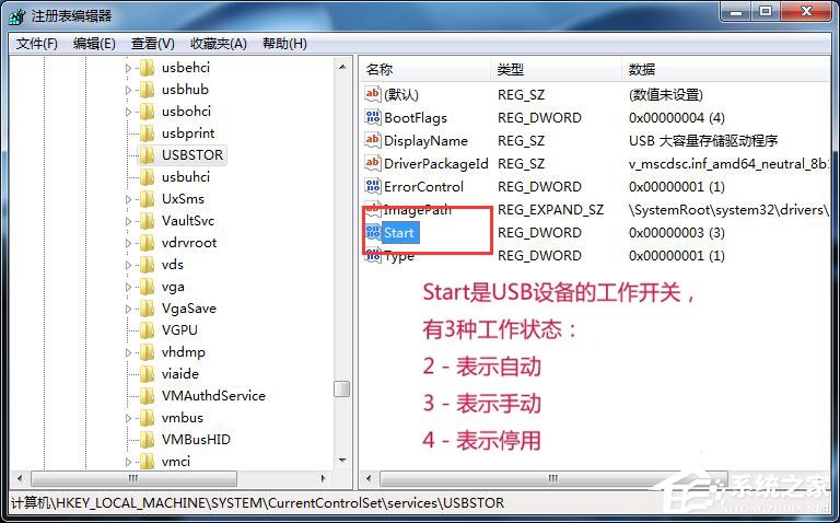 小编教你Win7插入U盘任务栏托盘不显示安全删除硬件图标解决方法