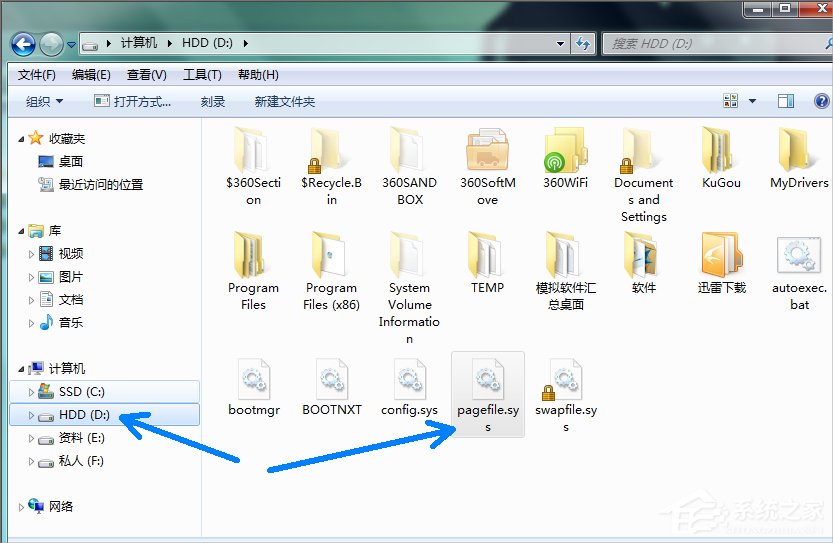 小编教你Win7系统pagefile文件怎么移到D盘