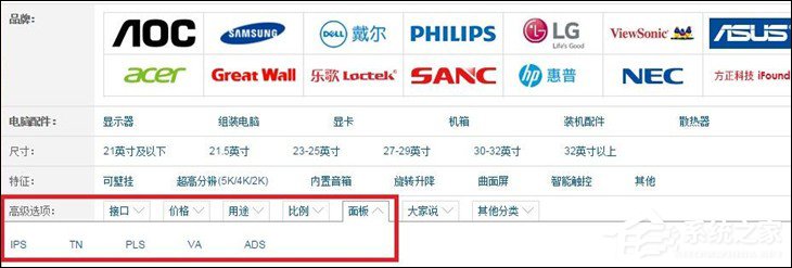 显示器面板类型的区别有哪些?电脑显示器哪种面板好?
