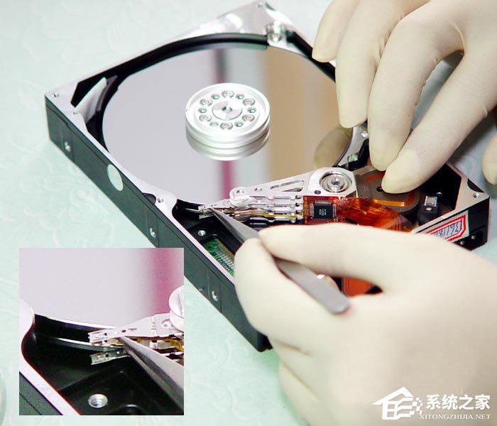 小编教你硬盘开盘数据恢复教程图解