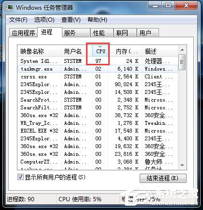 小编教你Win7系统CPU使用率100怎么办