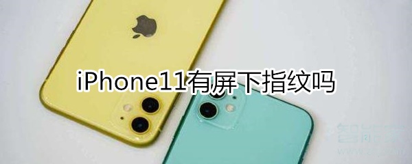 小编教你iphone11有没有屏下指纹。