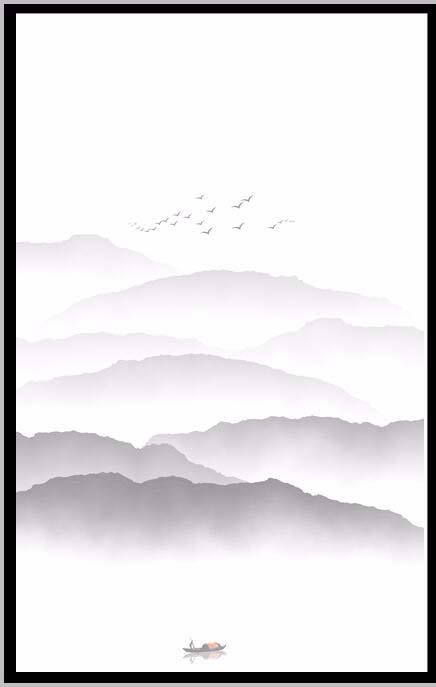 小编教你ps小技巧！设计漂亮的水墨画效果的名片。