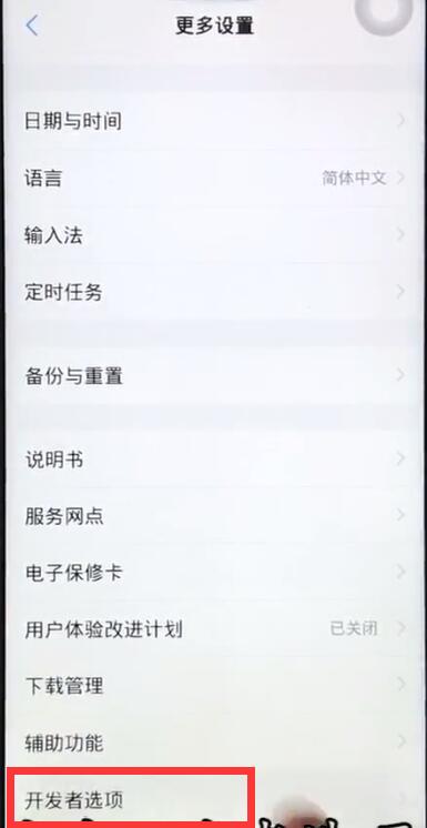 小编教你vivoz1开启usb调试的操作流程。
