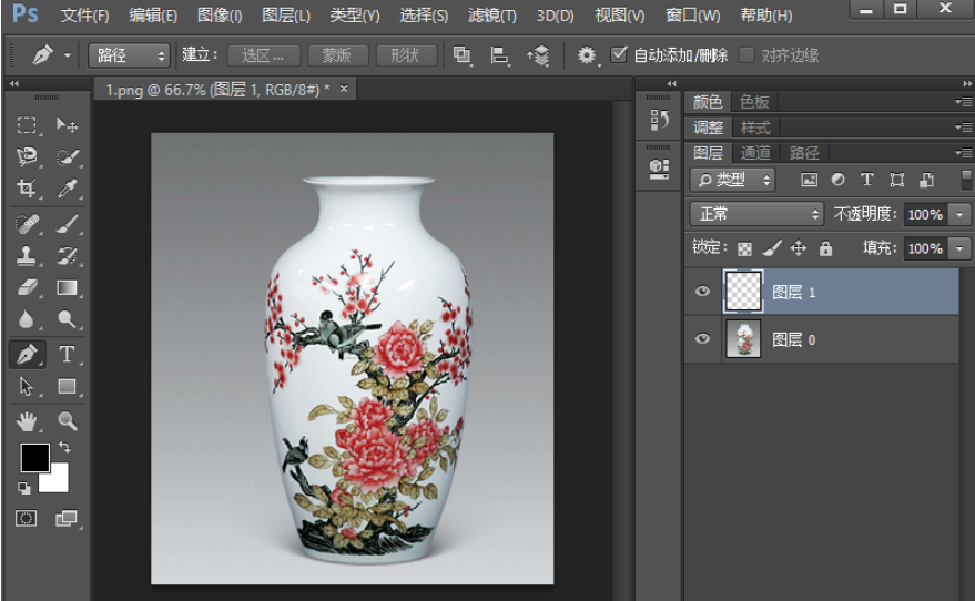 小编教你PS钢笔工具来抠图的具体步骤。